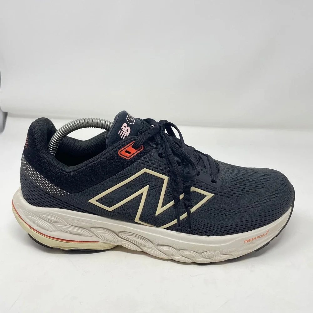 New Balance Fresh Foam X 860v14 Black Phantom Running Shoes W860N14 Women 9.5 2E